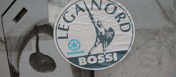 Logo de partido italiano la Liga Norte - Sputnik Mundo