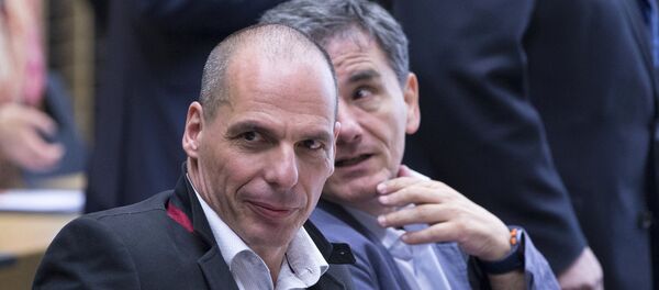 Yanis Varufakis, exministro de Finanzas griego Yanis Varufakis, exministro de Finanzas griego - Sputnik Mundo