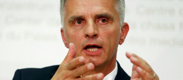 Didier Burkhalter, ministro de Asuntos Exteriores de Suiza Didier Burkhalter, ministro de Asuntos Exteriores de Suiza - Sputnik Mundo