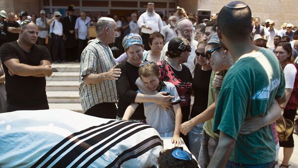 Funeral de Malachi Rosenfeld - Sputnik Mundo