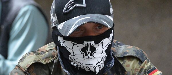 Mitin del grupo radical Pravy Sektor en Kiev - Sputnik Mundo