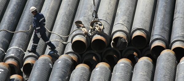 Construcción de gasoducto - Sputnik Mundo