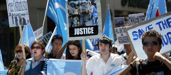 Manifestación de los uigures en Francia (Archivo) - Sputnik Mundo