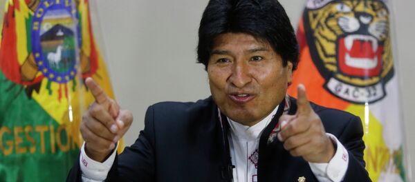 Evo Morales, presidente de Bolivia - Sputnik Mundo