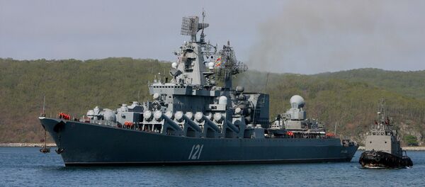 The RFS Moskva guided-missile cruiser - Sputnik Mundo