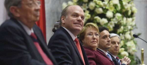 La presidenta de Chile Michelle Bachelet asistió a la Cuenta Pública de la gestión del Congreso Nacional - Sputnik Mundo
