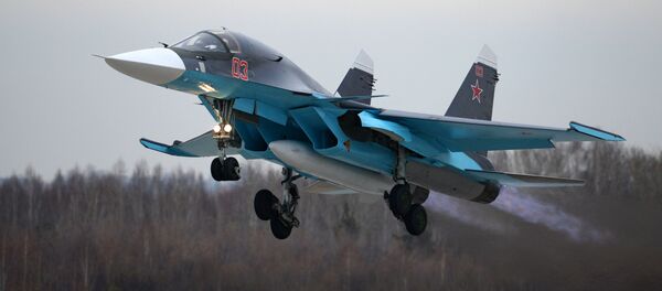 Cazabombardero ruso Sukhoi Su-34 - Sputnik Mundo