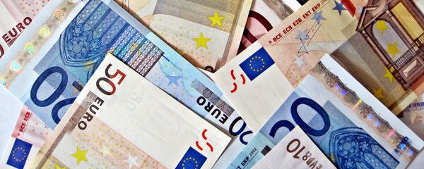 Billetes de euro - Sputnik Mundo