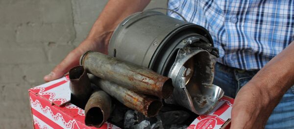 Casquillos de proyectiles recogidos en Donbás - Sputnik Mundo