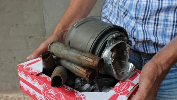 Casquillos de proyectiles recogidos en Donbás - Sputnik Mundo