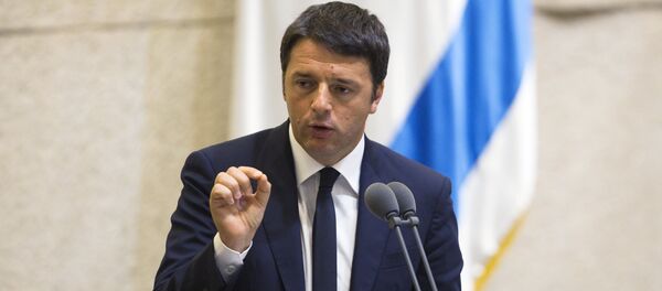 Matteo Renzi, primer ministro de Italia - Sputnik Mundo