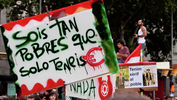 Manifestación en Barcelona - Sputnik Mundo