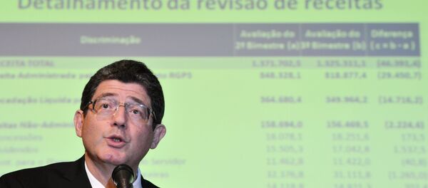 El ministro de Economía y Hacienda de Brasil, Joaquim Levy - Sputnik Mundo