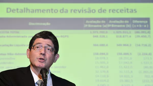 El ministro de Economía y Hacienda de Brasil, Joaquim Levy - Sputnik Mundo
