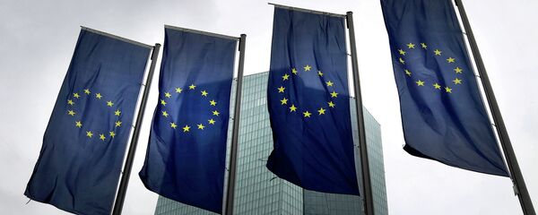 Banderas de la Unión Europea - Sputnik Mundo