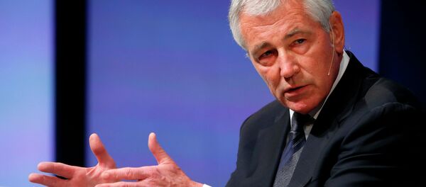 Chuck Hagel, jefe del Pentágono Chuck Hagel, jefe del Pentágono - Sputnik Mundo