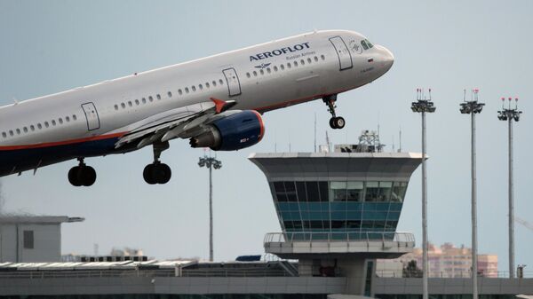 Avión Airbus A321 de compañía aérea rusa Aeroflot - Sputnik Mundo