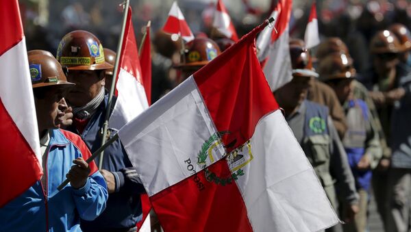 Manifestación en Potosí, al sur Bolivia - Sputnik Mundo