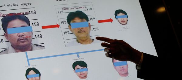Sospechosos de la trata de personas en Tailandia, el 1 de julio, 2015 Sospechosos de la trata de personas en Tailandia, el 1 de julio, 2015 - Sputnik Mundo