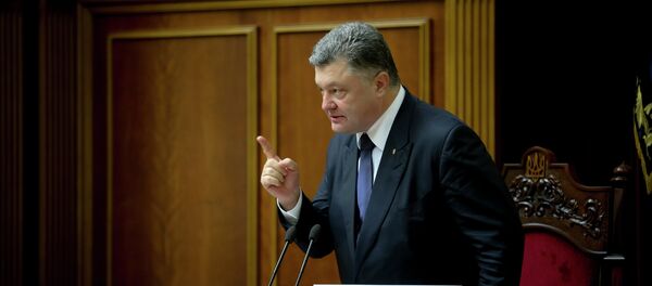 Petró Poroshenko, presidente de Ucrania Petró Poroshenko, presidente de Ucrania - Sputnik Mundo