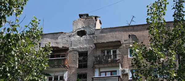 Después del bombardeo de la ciudad Gorlovka - Sputnik Mundo