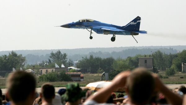 MIG-29K en el salón internacional aeroespacial MAKS-2007 - Sputnik Mundo