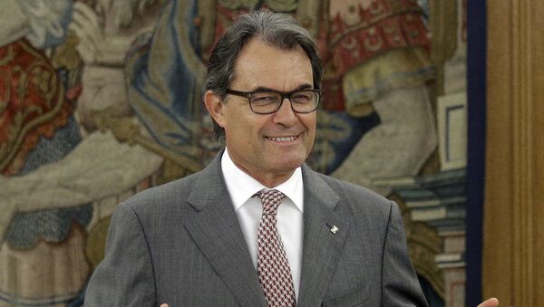 Artur Mas, presidente de Cataluña - Sputnik Mundo