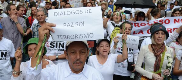 Manifestación en Bogotá, Colombia (Archivo) Manifestación en Bogotá, Colombia (Archivo) - Sputnik Mundo