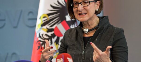 Johanna Mikl-Leitner, ministro del Interior de Austria - Sputnik Mundo