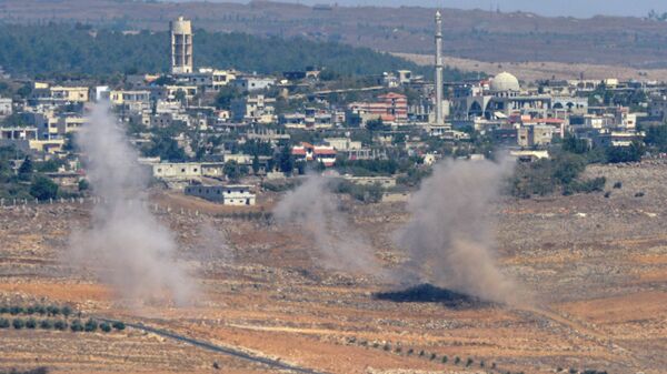 Explosiones en Altos de Golán (archivo) - Sputnik Mundo