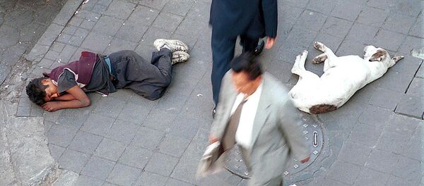 Un mendigo mexicano Un mendigo mexicano - Sputnik Mundo