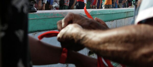 Pescadores birmanos recientemente rescatados en Indonesia - Sputnik Mundo