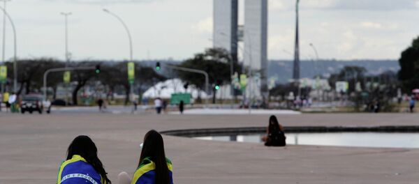 La protestación contra el sexismo y por los derechos de las mujeres en Brasil (archivo) - Sputnik Mundo