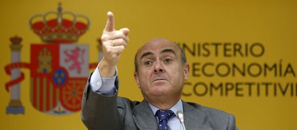 Luis de Guindos, ministro español de Economía Luis de Guindos, ministro español de Economía - Sputnik Mundo