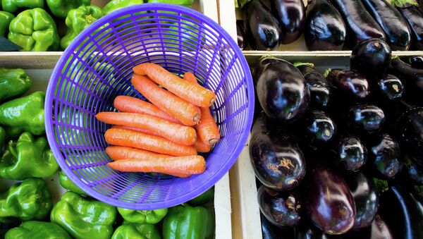 Verduras en un mercado - Sputnik Mundo