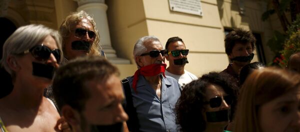 Protesta contra la Ley Mordaza - Sputnik Mundo