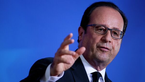 François Hollande, presidente de Francia - Sputnik Mundo