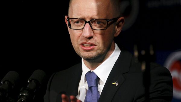 Arseni Yatseniuk, primer ministro de Ucrania - Sputnik Mundo