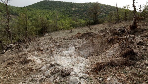 Consecuencias del bombardeo del Ejército turco contra los militantes de Partido de los Trabajadores del Kurdistán (PKK) - Sputnik Mundo