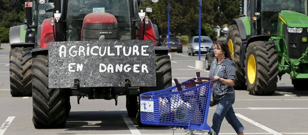 Huelga granjeros de la UE - Sputnik Mundo