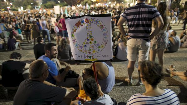 Protesta en Tel Aviv - Sputnik Mundo