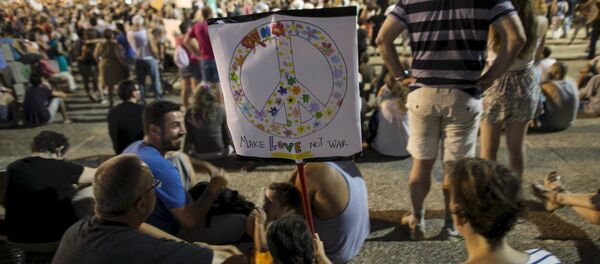 Protesta en Tel Aviv - Sputnik Mundo
