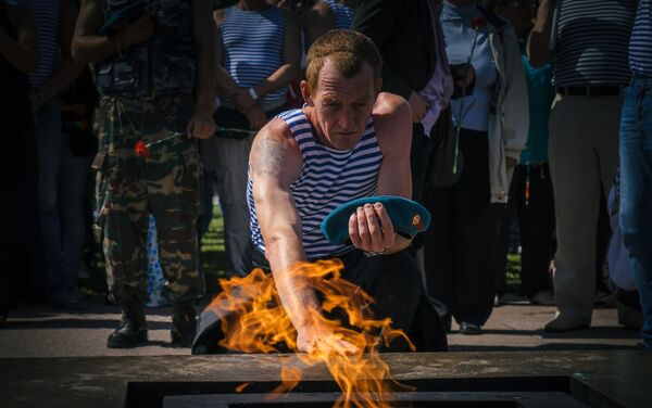 Celebración del día de las Fuerzas Aerotransportadoras de Rusia - Sputnik Mundo