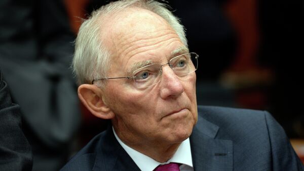 Wolfgang Schäuble, ministro de Finanzas de Alemania - Sputnik Mundo