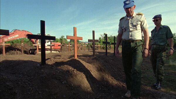 Cementerio de Knin en Croatia (archivo) - Sputnik Mundo