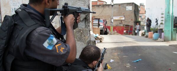 Policía Militar de Río de Janeiro (archivo) - Sputnik Mundo
