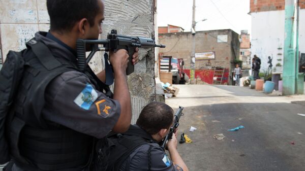 Policía Militar de Río de Janeiro (archivo) - Sputnik Mundo