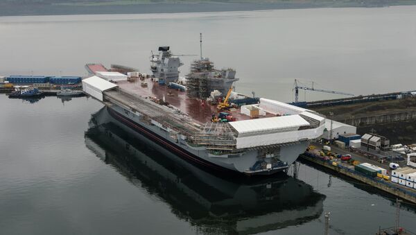 Portaaviones HMS Queen Elizabeth - Sputnik Mundo