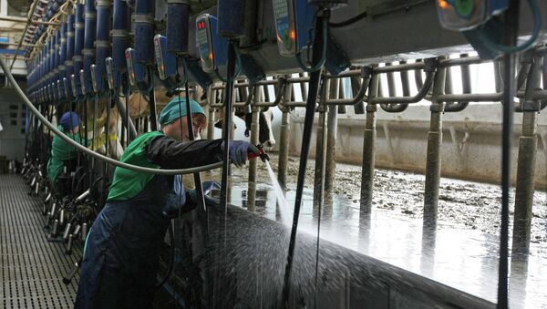 Fabricación de leche Fabricación de leche - Sputnik Mundo