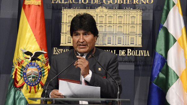 Evo Morales, presidente de Bolivia - Sputnik Mundo